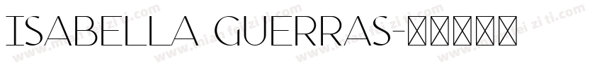 ISABELLA GUERRAS字体转换